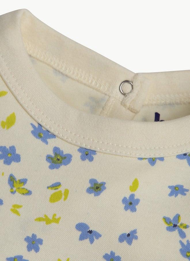 BONTOTS Infants Girls Printed Cotton Sleepsuits - Image 4
